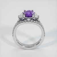 2.03 Ct. Sapphire Ring, 14K White Gold 3