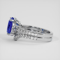 3.03 Ct. Blue Sapphire Ring, 14K White Gold 4