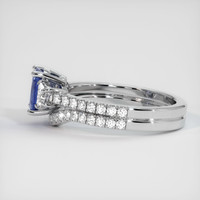 1.56 Ct. Bi Color Sapphire Ring, 14K White Gold 4