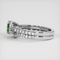 1.06 Ct. Sapphire Ring, 14K White Gold 4