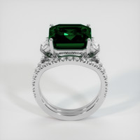 6.60 Ct. Emerald Ring, 18K White Gold 3