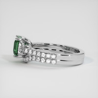 2.06 Ct. Sapphire Ring, 18K White Gold 4