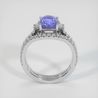 3.03 Ct. Color Change Sapphire Ring, 18K White Gold 3