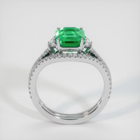 5.07 Ct. Emerald Ring, 18K White Gold 3