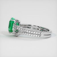 5.07 Ct. Emerald Ring, 18K White Gold 4