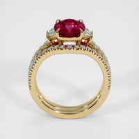 2.92 Ct. Ruby Ring, 14K Yellow Gold 3