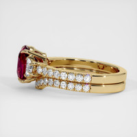 2.92 Ct. Ruby Ring, 14K Yellow Gold 4