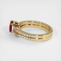 1.17 Ct. Ruby Ring, 14K Yellow Gold 4