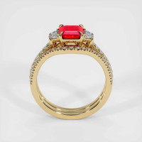 1.22 Ct. Ruby Ring, 14K Yellow Gold 3