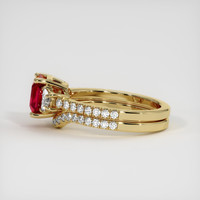 2.08 Ct. Ruby Ring, 14K Yellow Gold 4