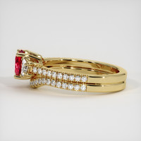 1.32 Ct. Ruby Ring, 14K Yellow Gold 4
