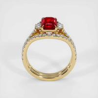 2.01 Ct. Ruby Ring, 14K Yellow Gold 3