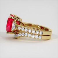 7.61 Ct. Ruby Ring, 14K Yellow Gold 4