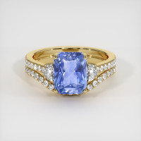 5.01 Ct. Sapphire Ring, 18K Yellow Gold 1