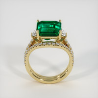 4.79 Ct. Emerald Ring, 18K Yellow Gold 3