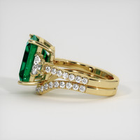 4.79 Ct. Emerald Ring, 18K Yellow Gold 4