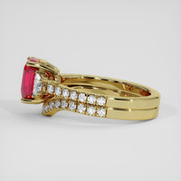 2.34 Ct. Ruby Ring, 18K Yellow Gold 4