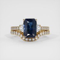 2.60 Ct. Sapphire Ring, 18K Yellow Gold 1