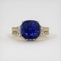 4.56 Ct. Sapphire Ring, 18K Yellow Gold 1
