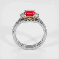 1.22 Ct. Ruby Ring, 14K Yellow & White 3