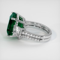 9.21 Ct. Emerald Ring, Platinum 950 4