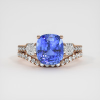 5.21 Ct. Sapphire Ring, 14K Rose Gold 1