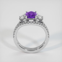 2.04 Ct. Sapphire Ring, 14K White Gold 3
