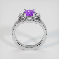 2.54 Ct. Sapphire Ring, 18K White Gold 3