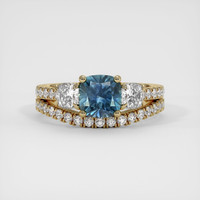 1.59 Ct. Sapphire Ring, 14K Yellow Gold 1