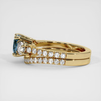 1.59 Ct. Sapphire Ring, 14K Yellow Gold 4