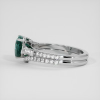 3.34 Ct. Bi Color / Parti Sapphire Ring, 14K White Gold 4