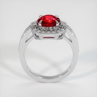 2.13 Ct. Ruby Ring, Platinum 950 3