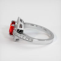 2.13 Ct. Ruby Ring, Platinum 950 4