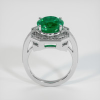 4.36 Ct. Emerald Ring, Platinum 950 4