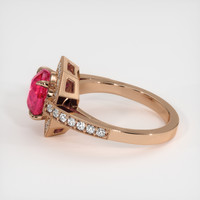 2.99 Ct. Ruby Ring, 14K Rose Gold 4