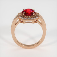 2.13 Ct. Ruby Ring, 14K Rose Gold 3