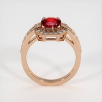 1.22 Ct. Ruby Ring, 18K Rose Gold 3