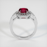 1.56 Ct. Ruby Ring, 10K White Gold 3