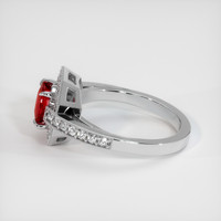 1.40 Ct. Ruby Ring, 10K White Gold 4