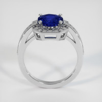 3.06 Ct. Sapphire Ring, 14K White Gold 3