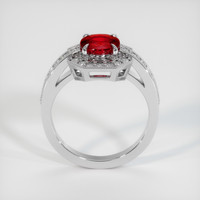 1.29 Ct. Ruby Ring, 14K White Gold 3