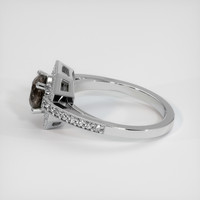 2.24 Ct. Sapphire Ring, 14K White Gold 4