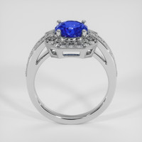 2.11 Ct. Blue Sapphire Ring, 18K White Gold 3