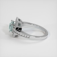 1.92 Ct. Sapphire Ring, 18K White Gold 4