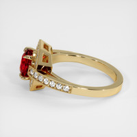 1.68 Ct. Ruby Ring, 14K Yellow Gold 4