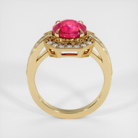 2.99 Ct. Ruby Ring, 14K Yellow Gold 3