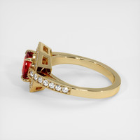 1.22 Ct. Ruby Ring, 14K Yellow Gold 4