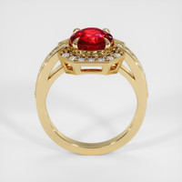 2.13 Ct. Ruby Ring, 14K Yellow Gold 3