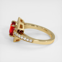 2.13 Ct. Ruby Ring, 18K Yellow Gold 4
