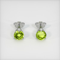 1.92 Ct.Tw. Gemstone Earrings, Platinum 950 1